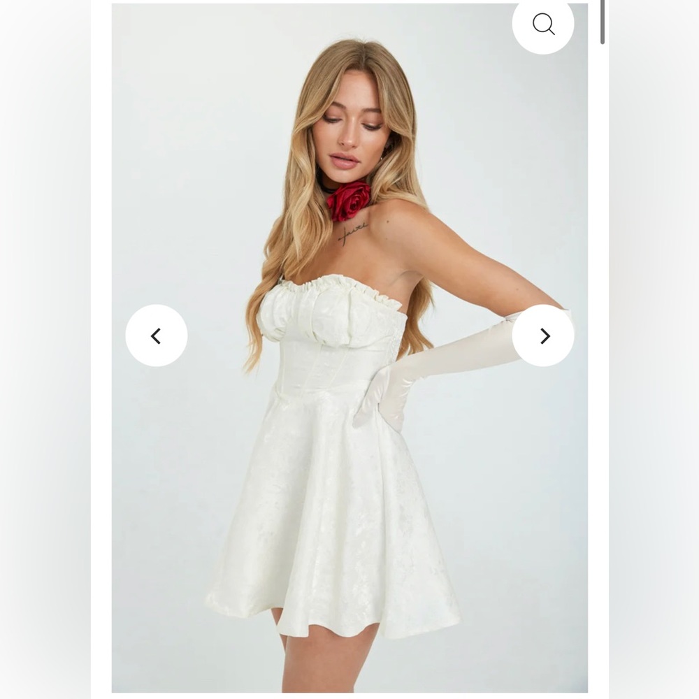 American Threads Emme Bustier Mini Dress